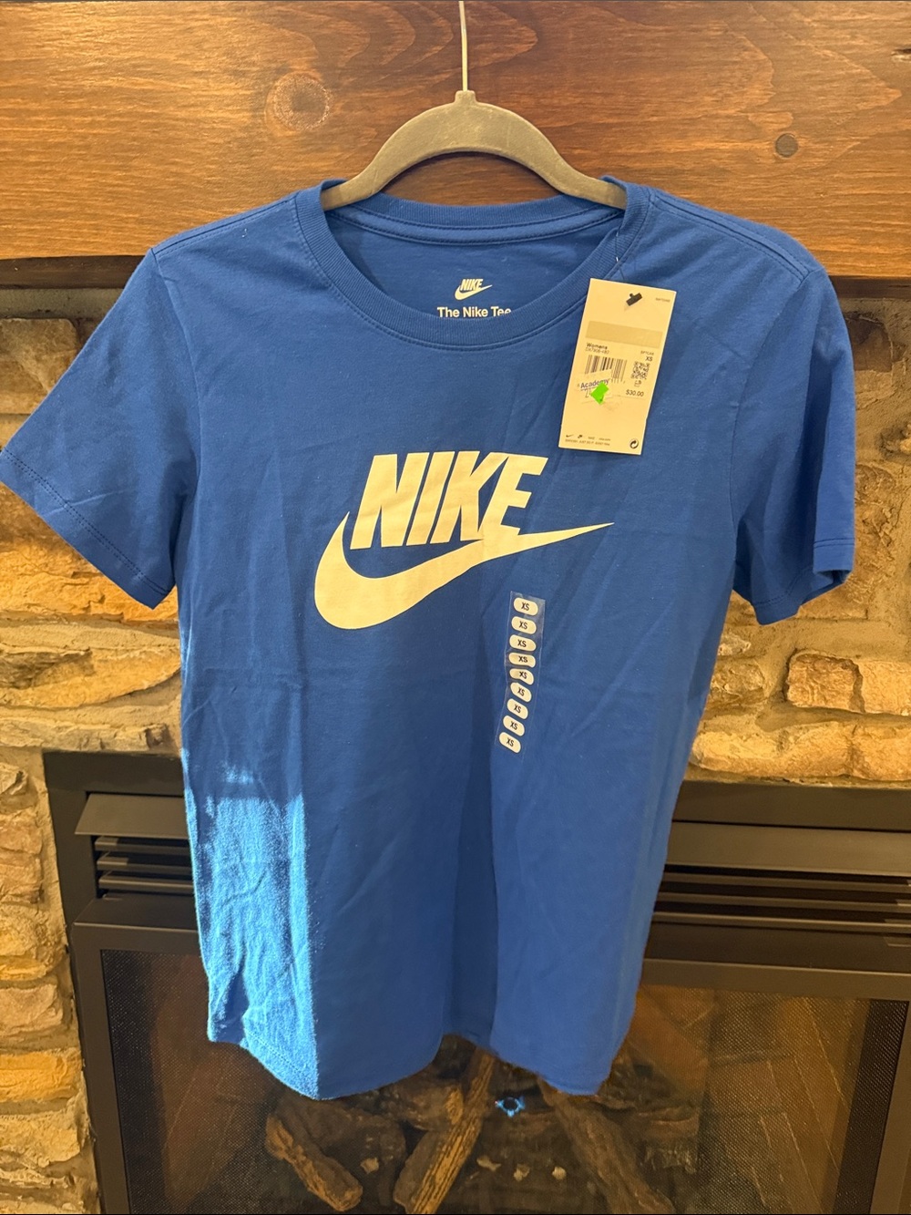Nike Men's Royal Blue Logo Short Sleeve Tee